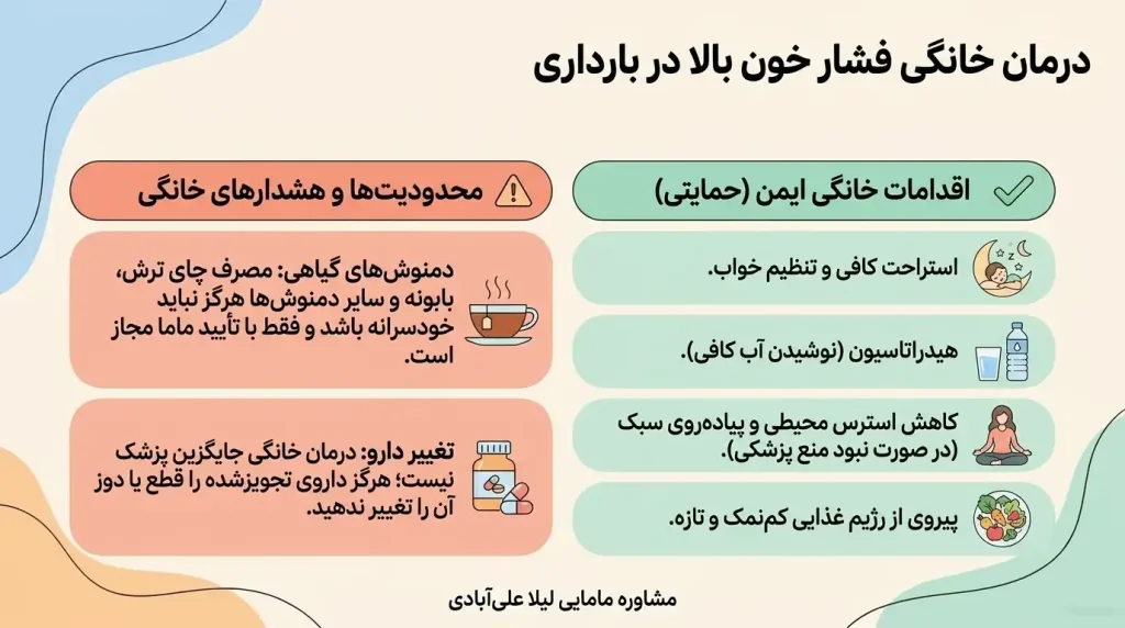 برای کاهش فشار خون در بارداری چه بخوریم+درمان خانگی فشار خون بالا در بارداری