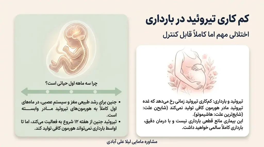 کم کاری تیروئید در بارداری و جنسیت جنین