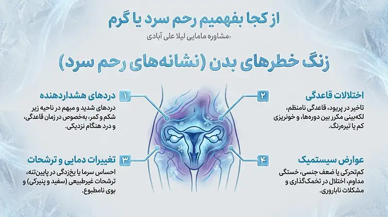 از کجا بفهمیم رحم سرد یا گرم برای گرم شدن رحم چی بخوریم