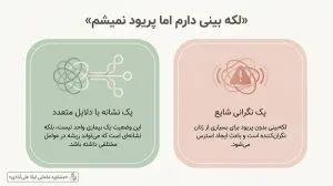 لکه بینی دارم اما پریود نمیشم