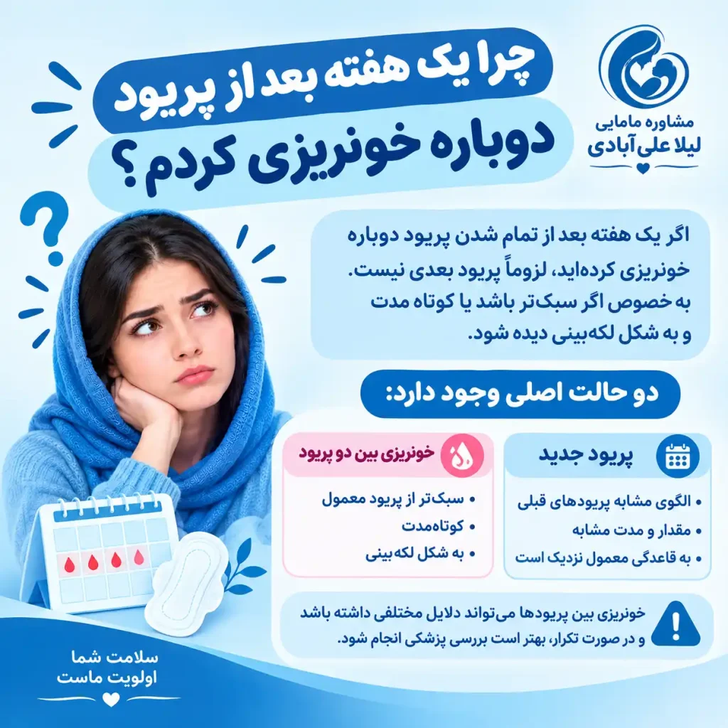 چرا بعد از ده روز دوباره پریود شدم مشکل از چی هست راهنمای کنین+بعد از 10 روز دوباره پریود شدم
