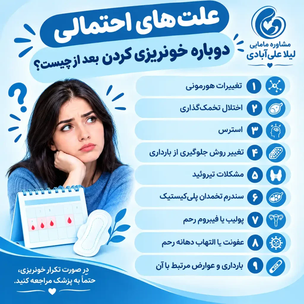 چرا بعد از ده روز دوباره پریود شدم مشکل از چی هست راهنمای کنین+بعد از 10 روز دوباره پریود شدم