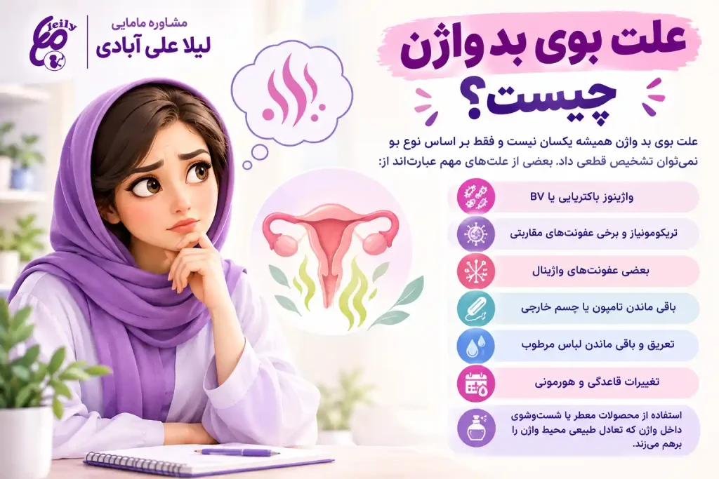 درمان خانگی بوی بد واژن