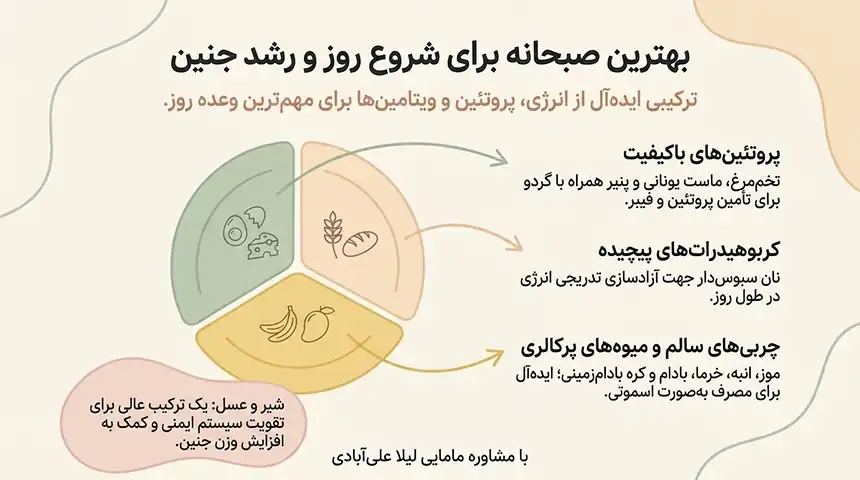 چه چیزهایی باعث وزن گیری جنین در ماه آخر میشود +سریعترین راه برای وزن گیری جنین