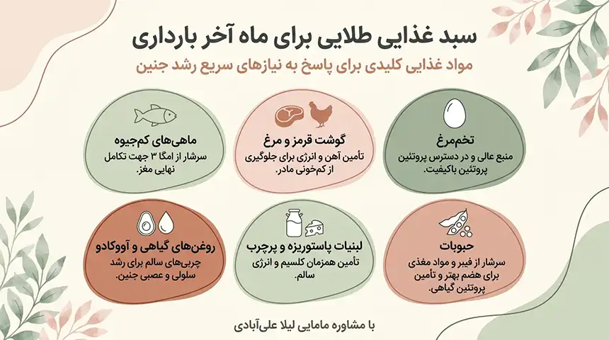 چه چیزهایی باعث وزن گیری جنین در ماه آخر میشود +سریعترین راه برای وزن گیری جنین