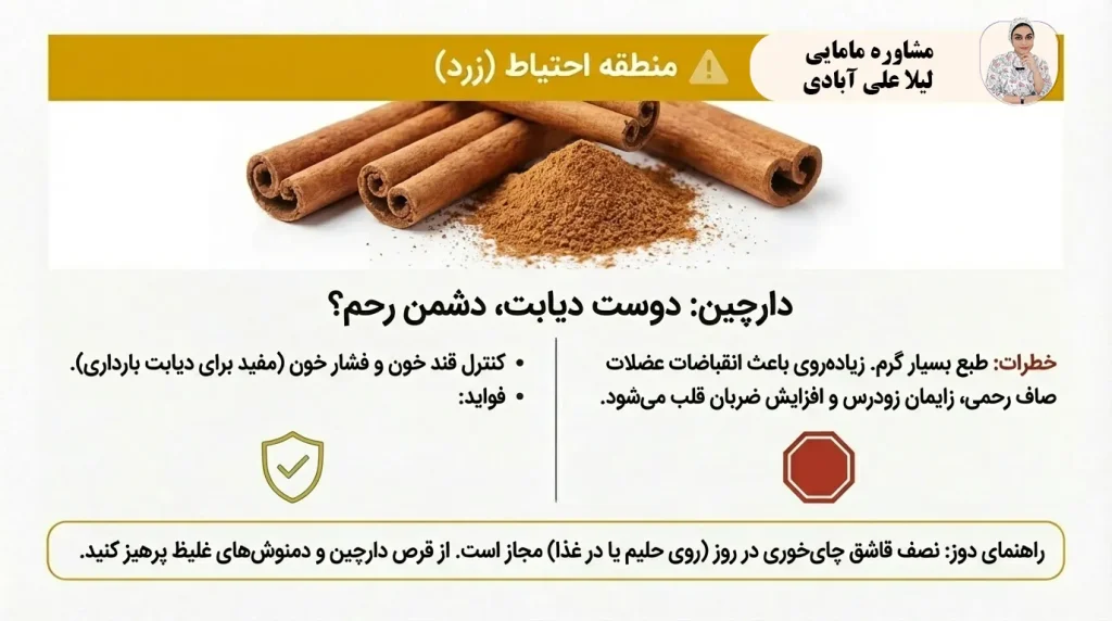 ادویه های ممنوعه در دوران بارداری