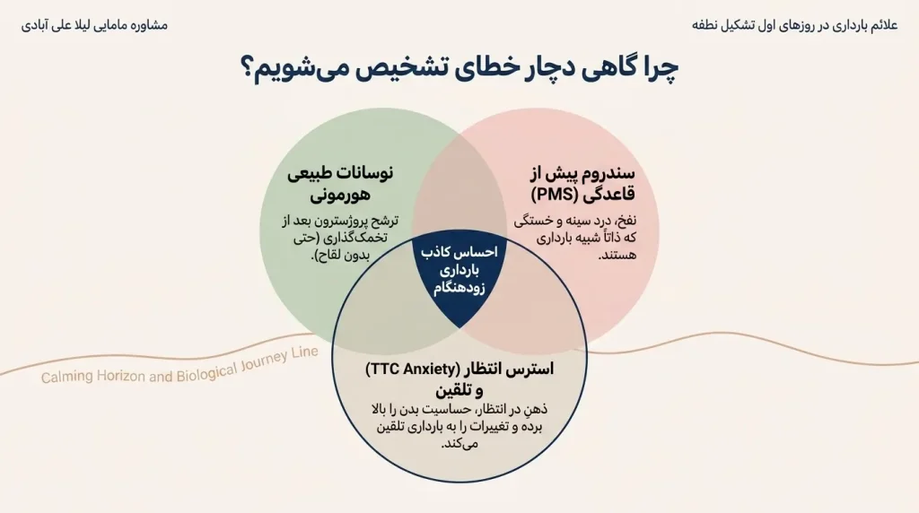علائم بارداری در روزهای اول تشکیل نطفه