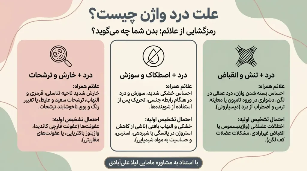 علت درد واژن چیست؟