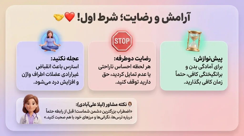 اولین رابطه زناشویی