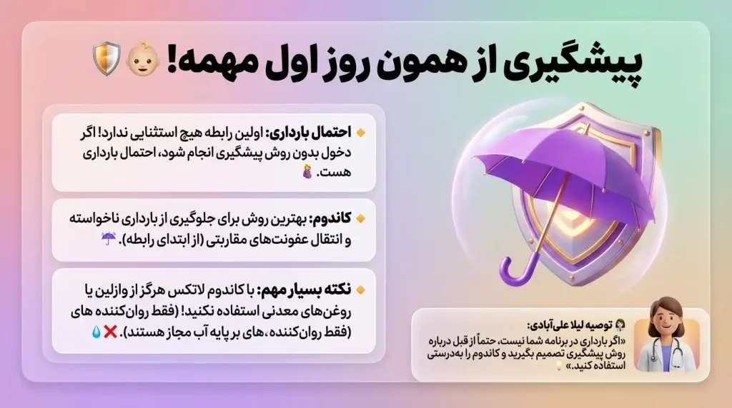 اولین رابطه زناشویی