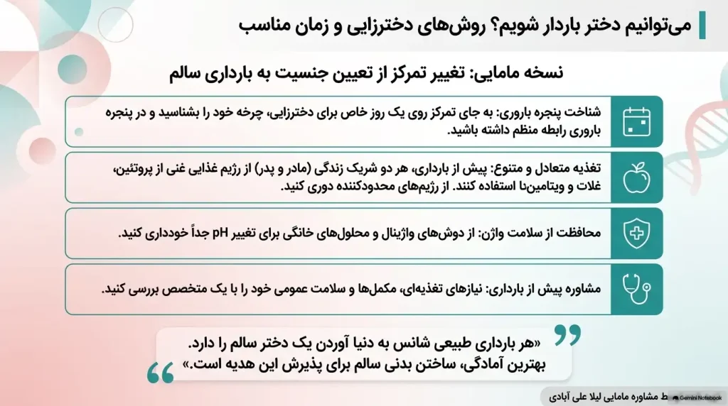چگونه می‌توانیم دختر باردار شویم؟