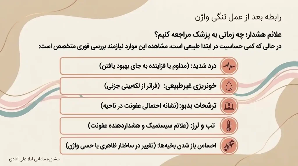 رابطه بعد از عمل تنگی واژن