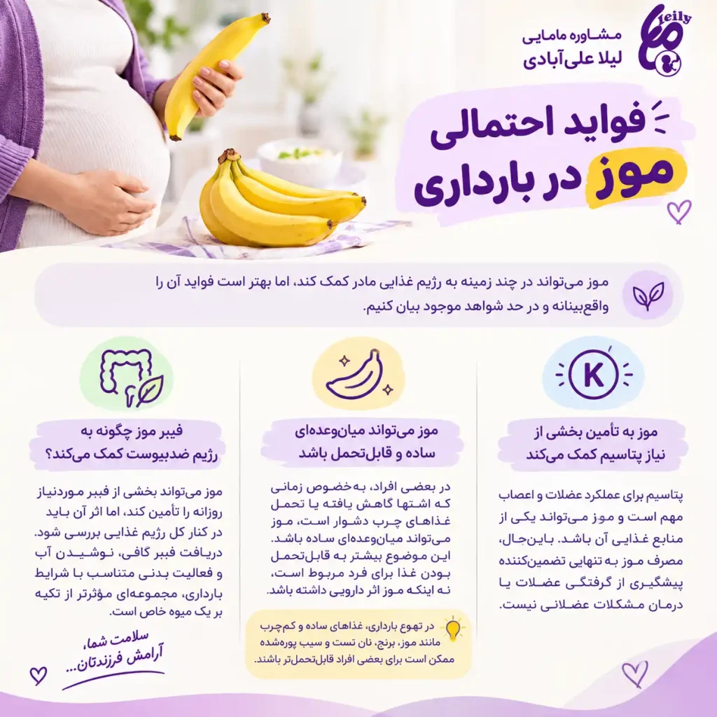 موز در بارداری