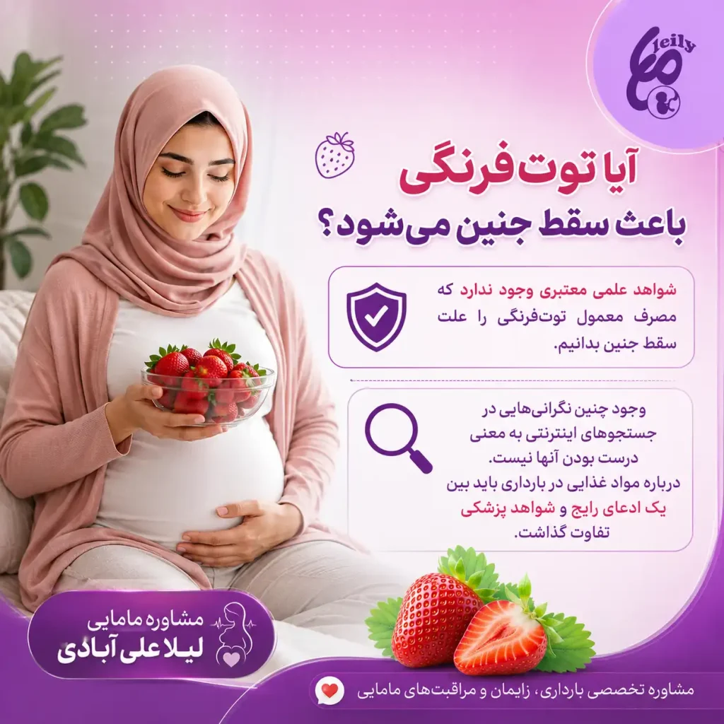 توت فرنگی در بارداری